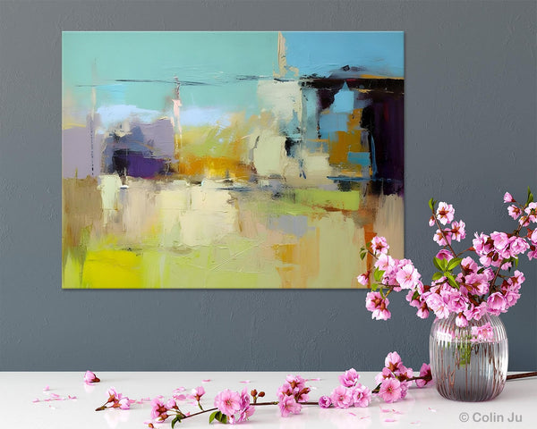 Large Acrylic Paintings on Canvas, Original Abstract Art, Contemporary Acrylic Painting on Canvas, Oversized Modern Abstract Wall Paintings-Paintingforhome