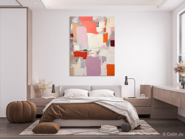 Contemporary Acrylic Painting on Canvas, Large Wall Art Painting for Bedroom, Original Canvas Art, Oversized Modern Abstract Wall Paintings-Paintingforhome
