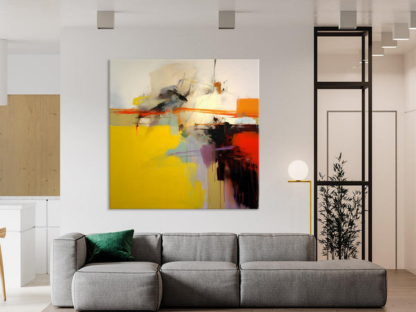 Modern Canvas Art Paintings, Contemporary Canvas Art, Original Modern Wall Art, Modern Acrylic Artwork, Large Abstract Paintings for Bedroom-Paintingforhome
