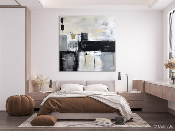 Contemporary Canvas Art for Bedroom, Modern Acrylic Artwork, Original Modern Paintings, Heavy Texture Canvas Art, Large Abstract Paintings-Paintingforhome