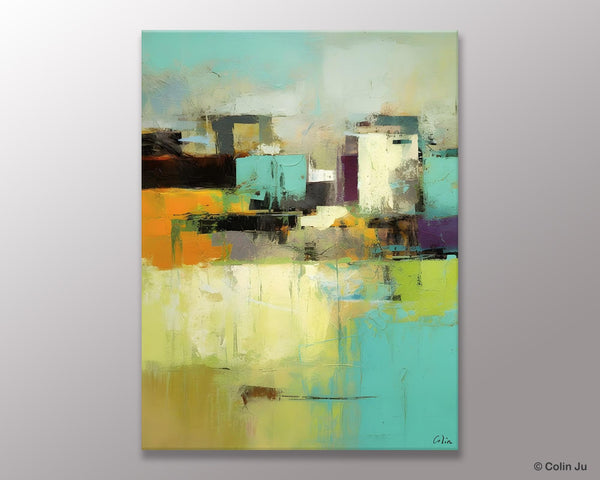 Contemporary Wall Art Paintings, Abstract Wall Paintings, Extra Large Paintings for Dining Room, Hand Painted Canvas Art, Original Artowrk-Paintingforhome