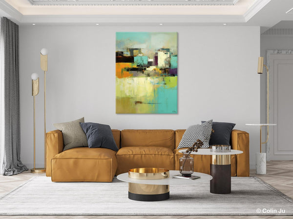 Contemporary Wall Art Paintings, Abstract Wall Paintings, Extra Large Paintings for Dining Room, Hand Painted Canvas Art, Original Artowrk-Paintingforhome