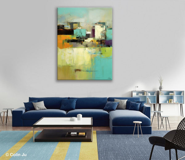 Contemporary Wall Art Paintings, Abstract Wall Paintings, Extra Large Paintings for Dining Room, Hand Painted Canvas Art, Original Artowrk-Paintingforhome