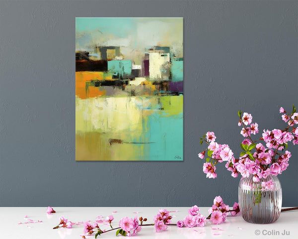 Contemporary Wall Art Paintings, Abstract Wall Paintings, Extra Large Paintings for Dining Room, Hand Painted Canvas Art, Original Artowrk-Paintingforhome
