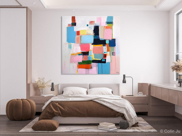 Modern Canvas Paintings, Large Abstract Art for Bedroom, Original Abstract Wall Art, Simple Modern Acrylic Artwork, Contemporary Canvas Art-Paintingforhome