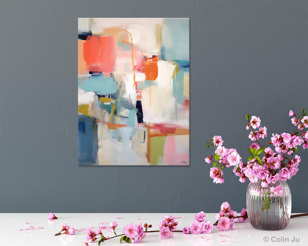 Large Wall Art Painting for Bedroom, Original Canvas Art, Contemporary Acrylic Painting on Canvas, Oversized Modern Abstract Wall Paintings-Paintingforhome