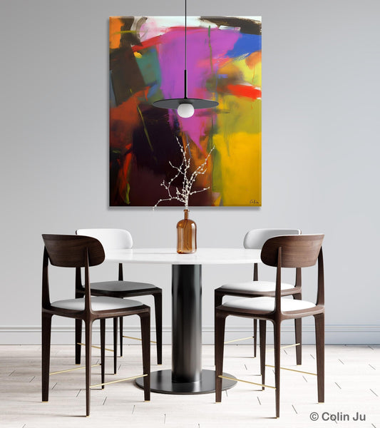Large Original Abstract Wall Art, Contemporary Acrylic Paintings, Extra Large Abstract Painting for Dining Room, Abstract Painting on Canvas
