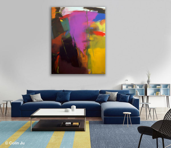 Large Original Abstract Wall Art, Contemporary Acrylic Paintings, Extra Large Abstract Painting for Dining Room, Abstract Painting on Canvas