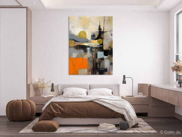 Original Canvas Art, Contemporary Acrylic Painting on Canvas, Large Wall Art Painting for Bedroom, Oversized Modern Abstract Wall Paintings