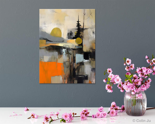 Original Canvas Art, Contemporary Acrylic Painting on Canvas, Large Wall Art Painting for Bedroom, Oversized Modern Abstract Wall Paintings