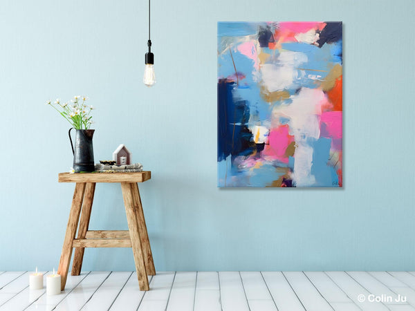 Oversized Modern Abstract Wall Paintings, Original Canvas Art, Contemporary Acrylic Painting on Canvas, Large Wall Art Painting for Bedroom-Paintingforhome