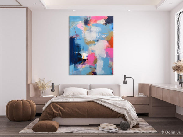 Oversized Modern Abstract Wall Paintings, Original Canvas Art, Contemporary Acrylic Painting on Canvas, Large Wall Art Painting for Bedroom-Paintingforhome