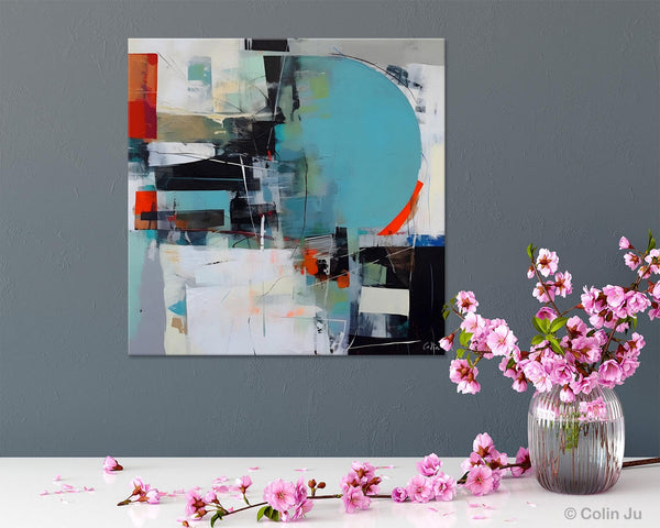 Modern Acrylic Artwork, Original Modern Paintings, Contemporary Canvas Art for Bedroom, Heavy Texture Canvas Art, Large Abstract Paintings-Paintingforhome