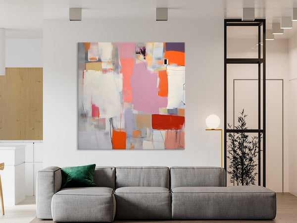 Modern Acrylic Paintings, Original Modern Paintings, Contemporary Canvas Art for Living Room, Extra Large Abstract Paintings on Canvas-Paintingforhome