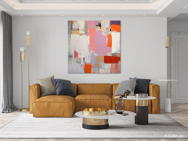 Modern Acrylic Paintings, Original Modern Paintings, Contemporary Canvas Art for Living Room, Extra Large Abstract Paintings on Canvas-Paintingforhome