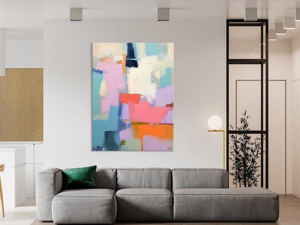 Contemporary Paintings on Canvas, Large Wall Art Painting for Dining Room, Original Abstract Wall Art, Oversized Abstract Wall Art Paintings-Paintingforhome