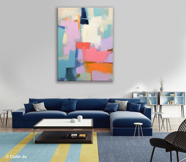 Contemporary Paintings on Canvas, Large Wall Art Painting for Dining Room, Original Abstract Wall Art, Oversized Abstract Wall Art Paintings-Paintingforhome