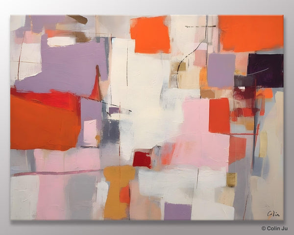 Acrylic Paintings on Canvas, Large Original Abstract Art, Contemporary Acrylic Painting on Canvas, Oversized Modern Abstract Wall Paintings-Paintingforhome