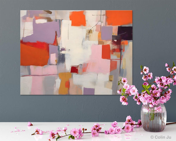 Acrylic Paintings on Canvas, Large Original Abstract Art, Contemporary Acrylic Painting on Canvas, Oversized Modern Abstract Wall Paintings-Paintingforhome