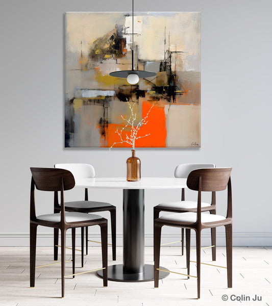 Large Abstract Art for Bedroom, Original Abstract Wall Art, Simple Modern Acrylic Artwork, Modern Canvas Paintings, Contemporary Canvas Art-Paintingforhome