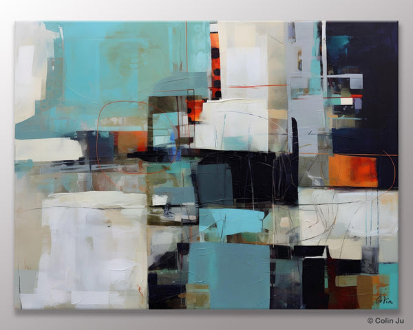 Extra Large Paintings for Dining Room, Abstract Wall Paintings, Hand Painted Canvas Art, Original Artowrk, Contemporary Wall Art Paintings-Paintingforhome