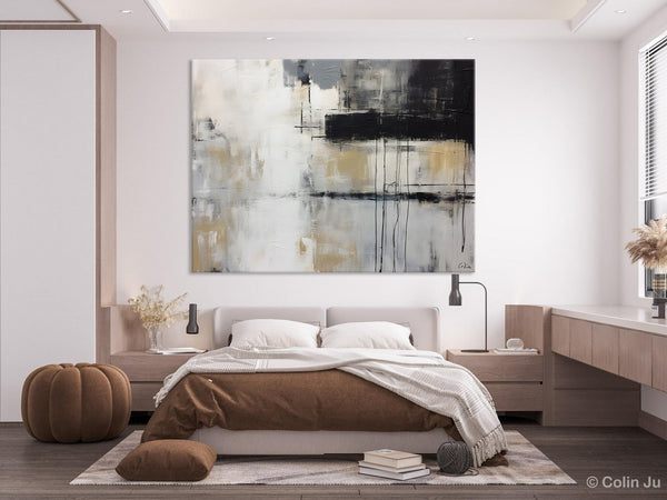 Hand Painted Original Canvas Art, Contemporary Acrylic Paintings, Large Wall Art Painting for Bedroom, Oversized Modern Abstract Paintings-Paintingforhome