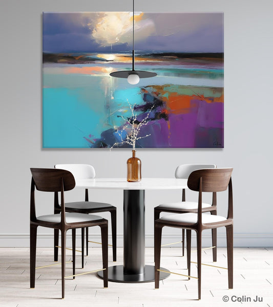 Original Landscape Paintings, Landscape Canvas Paintings for Living Room, Extra Large Modern Wall Art Paintings, Acrylic Painting on Canvas-Paintingforhome
