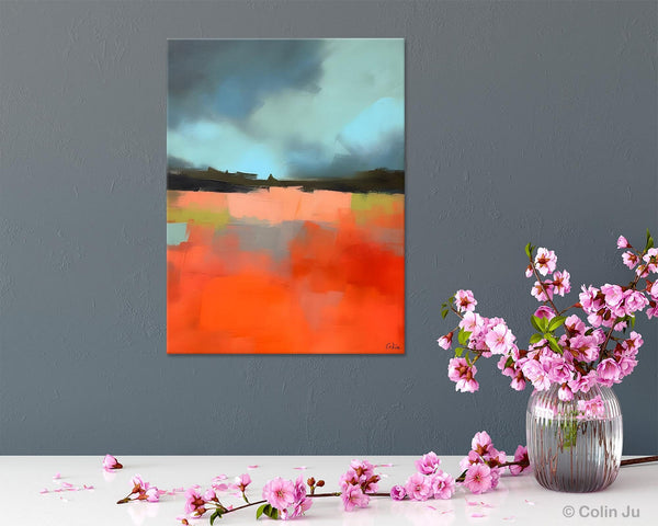 Original Canvas Artwork, Contemporary Acrylic Painting on Canvas, Large Wall Art Painting for Bedroom, Oversized Abstract Wall Art Paintings-Paintingforhome