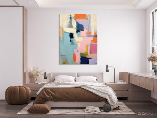Large Wall Art Painting for Bedroom, Original Canvas Art, Contemporary Acrylic Painting on Canvas, Oversized Modern Abstract Wall Paintings-Paintingforhome
