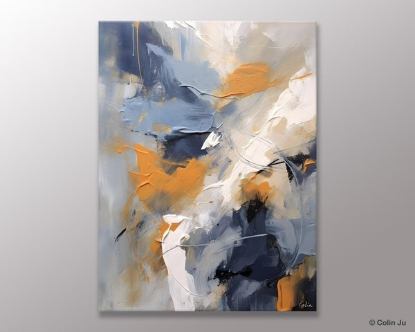 Contemporary Acrylic Paintings on Canvas, Large Wall Art Paintings for Bedroom, Oversized Abstract Wall Art Paintings, Original Abstract Art-Paintingforhome