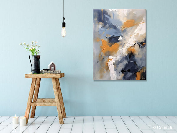 Contemporary Acrylic Paintings on Canvas, Large Wall Art Paintings for Bedroom, Oversized Abstract Wall Art Paintings, Original Abstract Art-Paintingforhome