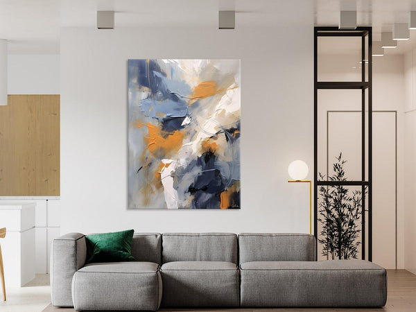Contemporary Acrylic Paintings on Canvas, Large Wall Art Paintings for Bedroom, Oversized Abstract Wall Art Paintings, Original Abstract Art-Paintingforhome