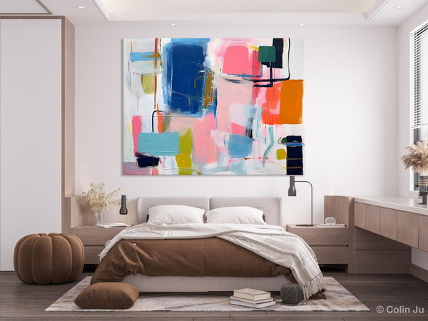 Large Wall Art Painting for Bedroom, Original Canvas Art, Oversized Modern Abstract Wall Paintings, Contemporary Acrylic Painting on Canvas-Paintingforhome