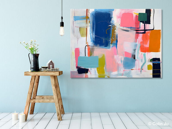 Large Wall Art Painting for Bedroom, Original Canvas Art, Oversized Modern Abstract Wall Paintings, Contemporary Acrylic Painting on Canvas-Paintingforhome