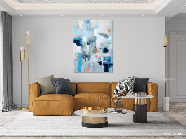 Large Modern Canvas Wall Paintings, Original Abstract Art, Hand Painted Acrylic Painting on Canvas, Large Wall Art Painting for Dining Room-Paintingforhome