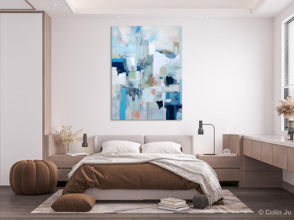Large Modern Canvas Wall Paintings, Original Abstract Art, Hand Painted Acrylic Painting on Canvas, Large Wall Art Painting for Dining Room-Paintingforhome