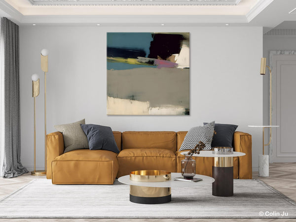 Abstract Wall Art for Bedroom, Original Modern Acrylic Artwork, Modern Canvas Art Paintings, Extra Large Abstract Paintings for Dining Room-Paintingforhome