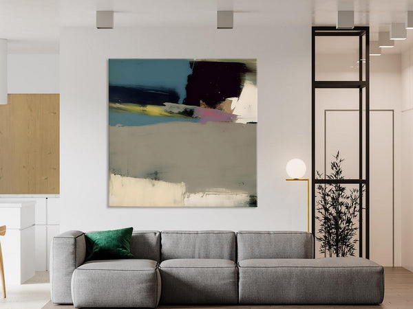 Abstract Wall Art for Bedroom, Original Modern Acrylic Artwork, Modern Canvas Art Paintings, Extra Large Abstract Paintings for Dining Room-Paintingforhome