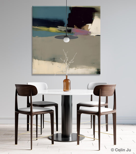 Abstract Wall Art for Bedroom, Original Modern Acrylic Artwork, Modern Canvas Art Paintings, Extra Large Abstract Paintings for Dining Room-Paintingforhome