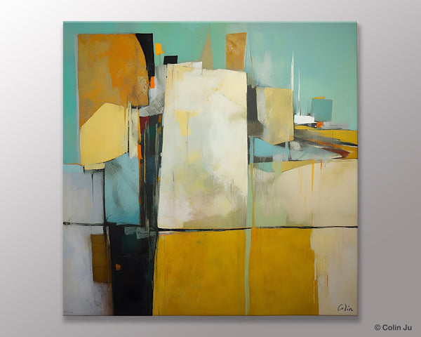 Modern Canvas Paintings, Contemporary Canvas Art, Original Modern Wall Art, Modern Acrylic Artwork, Large Abstract Painting for Bedroom-Paintingforhome