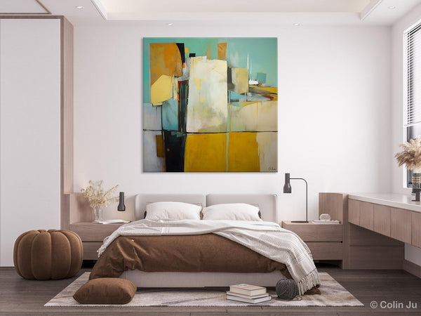 Modern Canvas Paintings, Contemporary Canvas Art, Original Modern Wall Art, Modern Acrylic Artwork, Large Abstract Painting for Bedroom-Paintingforhome