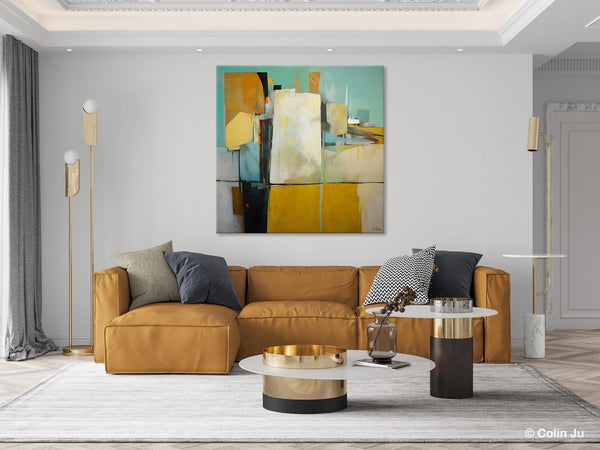 Modern Canvas Paintings, Contemporary Canvas Art, Original Modern Wall Art, Modern Acrylic Artwork, Large Abstract Painting for Bedroom-Paintingforhome
