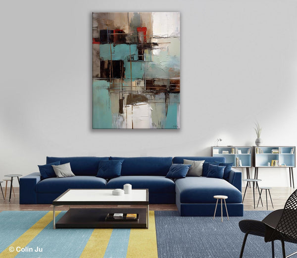 Original Canvas Art, Contemporary Acrylic Painting on Canvas, Large Wall Art Painting for Bedroom, Oversized Modern Abstract Wall Paintings-Paintingforhome