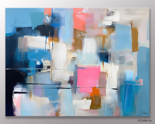 Large Wall Art Paintings, Simple Canvas Art, Contemporary Painting on Canvas, Original Canvas Wall Art for sale, Simple Abstract Paintings-Paintingforhome