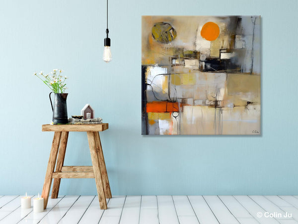 Large Abstract Art for Bedroom, Simple Modern Acrylic Art, Modern Original Abstract Art, Canvas Paintings for Sale, Contemporary Canvas Art-Paintingforhome