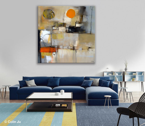 Large Abstract Art for Bedroom, Simple Modern Acrylic Art, Modern Original Abstract Art, Canvas Paintings for Sale, Contemporary Canvas Art-Paintingforhome