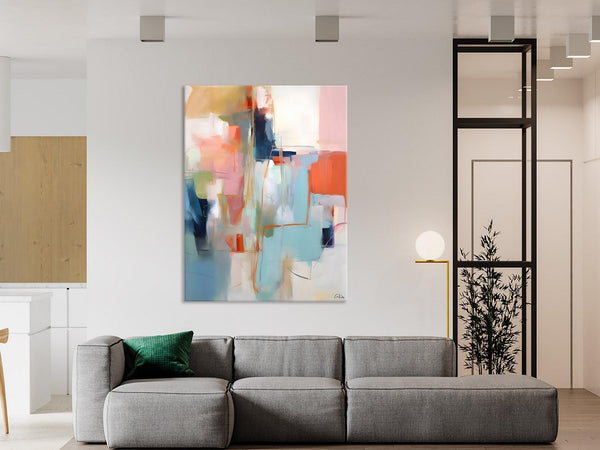 Large Wall Art Painting for Bedroom, Oversized Abstract Wall Art Paintings, Original Modern Artwork, Contemporary Acrylic Painting on Canvas-Paintingforhome
