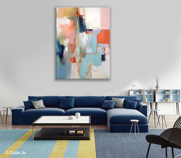 Large Wall Art Painting for Bedroom, Oversized Abstract Wall Art Paintings, Original Modern Artwork, Contemporary Acrylic Painting on Canvas-Paintingforhome