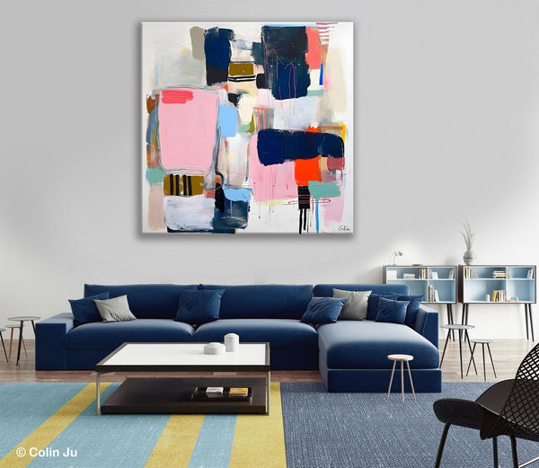 Modern Original Abstract Wall Art, Contemporary Canvas Art, Canvas Paintings, Large Abstract Art for Bedroom, Simple Modern Acrylic Artwork-Paintingforhome
