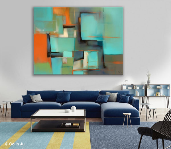 Large Canvas Art Painting for Bedroom, Huge Modern Abstract Paintings, Hand Painted Original Canvas Wall Art, Contemporary Acrylic Paintings-Paintingforhome
